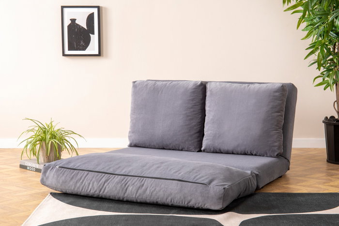 Atelier Del Sofa Taida - Sofá-cama de 2 plazas, Gris Atelier Del Sofa Taida - Sofá-cama de 2 plazas, Gris
